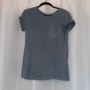 American Eagle Green/Blue/Gray Pocket Short Sleeve